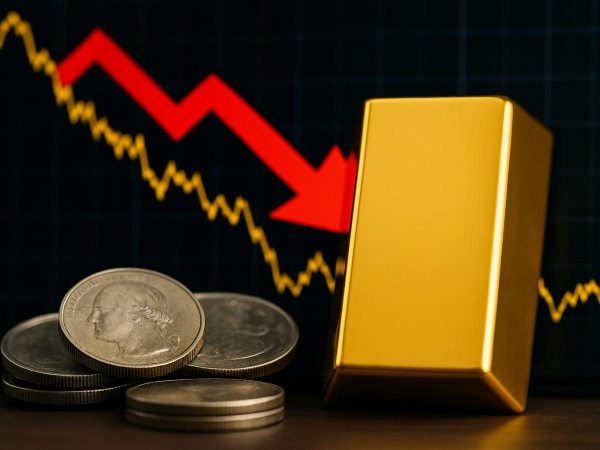 Ціни на золото опустилися нижче позначки $4000 за тройську унцію, чого не спостерігалося з листопада минулого року.