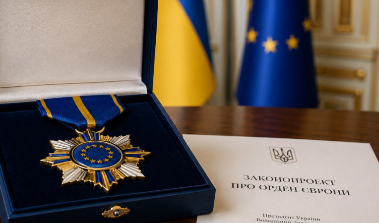 Верховная Рада готовится ввести новое государственное отличие — Орден Европы.