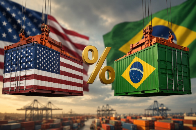 США вводят 25% пошлины на большинство товаров из Бразилии