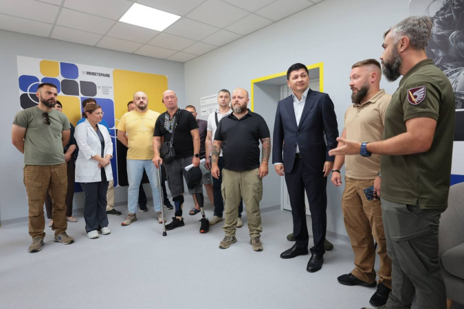 4 серпня у місті Українка Київської області на базі лікарні, що була релокована з Сіверськодонецька, відкрили Простір турботи про ветеранів.