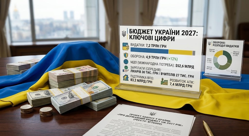 Кабинет Министров Украины одобрил проект Закона Украины «О Государственном бюджете на 2027 год» (№ 16000).