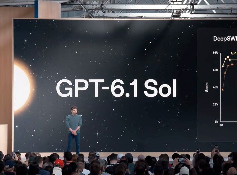 OpenAI представила новую модель GPT-6.1 Sol, которая по заявлению компании почти не уступает GPT-6 Astra в программировании, работе с компьютером и профессиональных задачах.