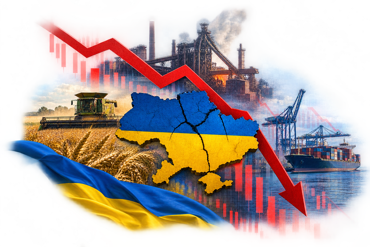 Інвестиційна компанія Dragon Capital прогнозує падіння реального ВВП України на 0,5% у 2026 році та ще на 1% у 2027 році.
